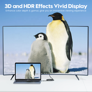 Cable USB C a <span class=keywords><strong>HDMI</strong></span>, 4K, 60Hz, nailon trenzado, <span class=keywords><strong>adaptador</strong></span> de Cable <span class=keywords><strong>HDMI</strong></span> a tipo C de alta velocidad para portátiles <span class=keywords><strong>iPad</strong></span> <span class=keywords><strong>Pro</strong></span> - Product Image 3