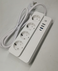 Regleta de Alimentación inteligente estándar europeo PD20W toma de interruptor de temporizador de control remoto de carga rápida - Product Image 3