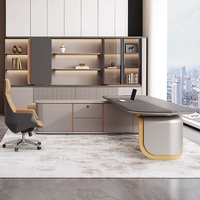 Mobilier de bureau pour chef de bureau Table de bureau exécutive pour chef d'entreprise Table de bureau de luxe pour chef d'entreprise