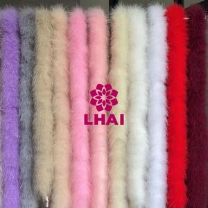 Boa di Piume di Tacchino Spesse 30g 45g 2 Metri, Boa di Piume di Marabù, Boa di Piume di Tacchino per Spettacoli di Danza, Feste e Performance sul Palco - Product Image 3