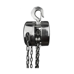 <span class=keywords><strong>Polipasto</strong></span> de cadena de bloque Manual de <span class=keywords><strong>acero</strong></span> <span class=keywords><strong>inoxidable</strong></span>, 1 tonelada, 3m - Product Image 4
