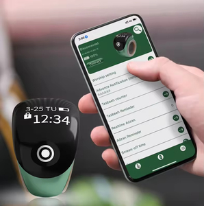S8 <span class=keywords><strong>Pro</strong></span> Smart anneau musulman OLED HD écran tactile 3 tailles remplaçables affichage <span class=keywords><strong>de</strong></span> l'<span class=keywords><strong>heure</strong></span> rappel <span class=keywords><strong>de</strong></span> prière Tasbih compteur plastique - Product Image 2