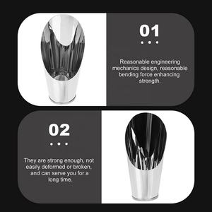 Ensemble de 3 pelles à terre pour bonsaï en acier inoxydable, pelle à main de jardin, seau, pelle pour plantes succulentes en pot, ensemble de pelles à terre - Product Image 6