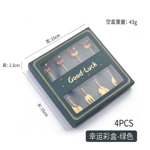 Thép không gỉ Mickey hình bạc lá Cà Phê Muỗng món khai vị nĩa-Bộ đồ ăn sáng tạo món tráng miệng thìa - Product Image 5