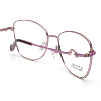 Nouveau cadre haut de gamme simple pour femmes, monture optique en verre titane, monture de lunettes originale, dernier modèle