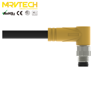 ขั้วต่อสายไฟฟ้าแบบกันน้ำ Marvtech ชนิดตัวผู้ตัวเมีย แบบมุมฉาก  สำหรับสัญญาณเซ็นเซอร์และบัส - Product Image 3
