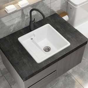 Lavabo <span class=keywords><strong>de</strong></span> Cerámica Estilo Moderno <span class=keywords><strong>de</strong></span> Chaozhou <span class=keywords><strong>para</strong></span> Lavandería <span class=keywords><strong>de</strong></span> Hotel con Desagüe <span class=keywords><strong>para</strong></span> Lavar <span class=keywords><strong>Ropa</strong></span> - Product Image 4