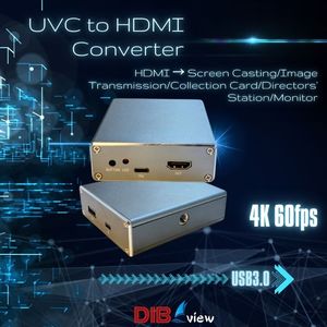 <strong>4K</strong> 60Hz UVC to HD MI <strong>Converter</strong> Adapter Low Latency for Live Streaming <strong>Converter</strong> Meeting - Product Image 3