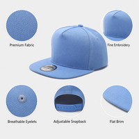Gorra de Béisbol de Color Sólido de Fibra Acrílica, Producto Chino Más Vendido, para Hombre y Mujer, Estilo Urbano, para Baile y Skateboarding, con Cierre a Presión