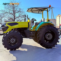 Tracteur agricole miniature 4x4 de 110 CV avec moteur diesel 4 cylindres et boîte de vitesses