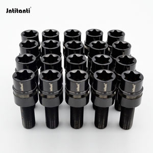 Jntitanti M14 * 1.5*30 boulon de moyeu de roue en titane pour Porsches voiture de course rondelle flottante <span class=keywords><strong>antivol</strong></span> Gr.5 boulon de moyeu en titane course - Product Image 1