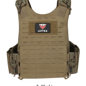 Chaleco Táctico Portaplacas Oxford de Alta Calidad, Corte Láser MOLLE, Chaleco Protector Impermeable, Camuflaje CP - Product Image 4