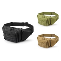 Sac banane tactique personnalisé en Oxford 900D 3L, pochette utilitaire Molle tendance pour transport dissimulé