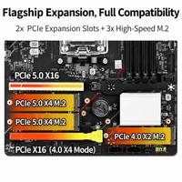 MAXSUN TERMINATOR B850M PRO WIFI Motherboard AM5 Socket 12+2+1 Phase Dr.Mos Power WiFi 6E MATX DDR5 PCIe 5.0 PC Desktop