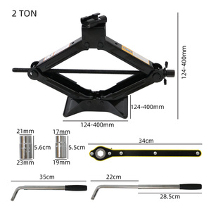 2T dongkrak mobil Manual pengangkat mobil A3 gunting baja peralatan Jack - Product Image 2