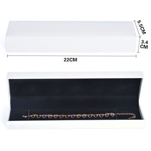 Upscale Lightweight PU Paper Jewelry Packaging Stylish Display for <b>Rings</b> Necklaces Custom Color Logo Bulk Friendly for Retailers - Product Image 2