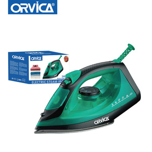 Fer à vapeur électrique portatif ORVICA avec revêtement céramique 2400W, fonction vapeur <span class=keywords><strong>verticale</strong></span> pour usage domestique et hôtelier, modèle ORM-3529A - Product Image 3
