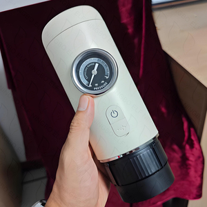 Son taşınabilir İtalyan tarzı kahve makinesi görsel basınç göstergesi kahve tozu kapsül çıkarma paslanmaz çelik çevre dostu - Product Image 6