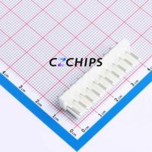WAFER-VH3.96-10PZZ-W Wire-to-Board Pin Header Through hole Component (THT),P=3.96mm Connector 1x10P 3.96mm Through Hole VH - Product Image 1