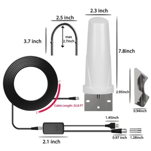 NOUVELLE <span class=keywords><strong>Antenne</strong></span> TV intérieure et extérieure Freeview VHF/UHF HDTV DVB-T2 Haute Définition Signal Puissant <span class=keywords><strong>Antenne</strong></span> TV Numérique à Gain Élevé - Product Image 3