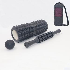 Material personalizado Design Rolos Musculares e Banda de Resistência da Vara 4-em-1 Portátil EVA Yoga Foam <span class=keywords><strong>Roller</strong></span> Set - Product Image 1