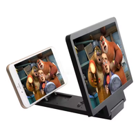 Pliant Zoom dans l'écran Loupe Support de Bureau En Plastique Portable Films Vidéo 3D Téléphone Portable Vidéo Mobile Loupe