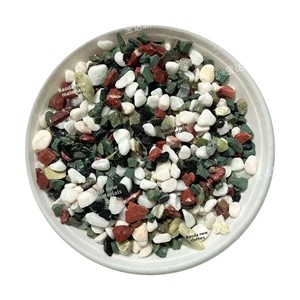 Adesivo per Pavimenti Permeabili in Terrazzo Colorato con Pietre Lavate, <span class=keywords><strong>Ghiaia</strong></span> e Pietrisco Frantumato, Pietra Gialla <span class=keywords><strong>Lavata</strong></span> Multicolore - Product Image 2