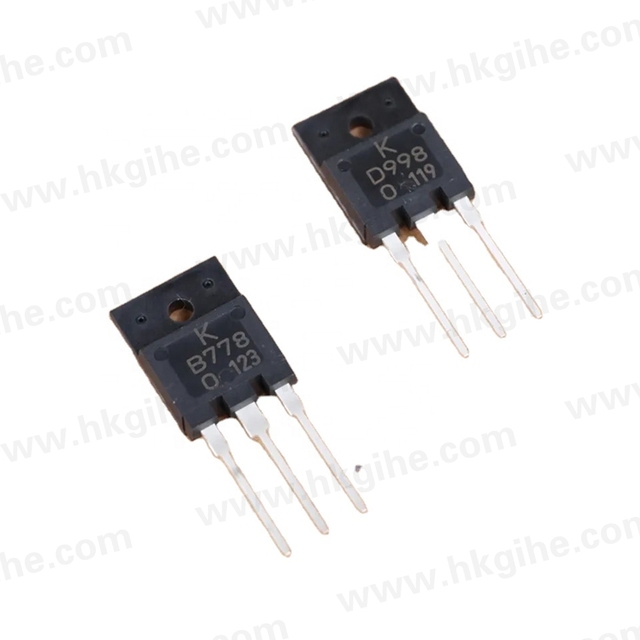 wholesale KEC KTB778 KTD998 Plastic To-3p NPN PNP 80W 120V 10A audio power amplifier transistor B778 D998 bom