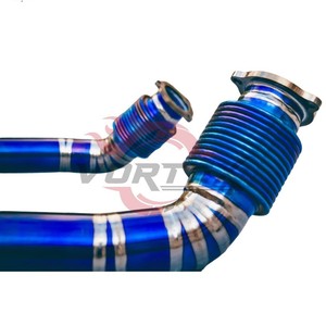 ท่อไอเสีย Vortex Titanium High Performance Catback สำหรับ Porsche Macan S GTS 3.0 3.6 ปี 2018-2025 ระบบวาล์วทรอนิกส์ - Product Image 3
