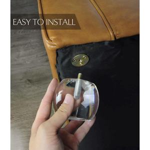 Đồ Nội Thất Chân Bán Buôn Sang Trọng Hiện Đại Bắc Âu Rõ Ràng Side Cạnh Giường Băng Ghế Dự Bị Chân Giao Diện Điều Khiển Acrylic Sofa Tủ Giường Chân Cho Đồ Nội Thất - Product Image 3