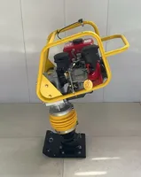 Compacteur à essence 7,5 CV 80 kg, outil de construction pour le renforcement des fondations près des ponts