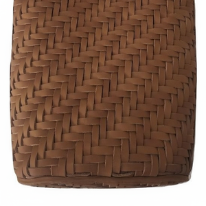 Sac fourre-tout en cuir véritable personnalisable fait à la main sac à main décontracté mode tissé fermeture ouverte Portable sacs fourre-tout personnalisables pour femmes - Product Image 1