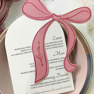 Groothandel op maat gemaakte stervormige bedankkaartjes in unieke vormen, bruiloft cadeaukaartjes voor bloemen, zakelijke printwerk cadeau's - Product Image 5