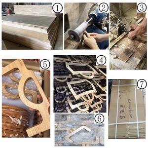 10-13-15m Mochila escolar Top Carry Asas en forma de <span class=keywords><strong>U</strong></span> Pequeño bolso de mano de lujo Hebillas desmontables de madera Durable Ligero - Product Image 6