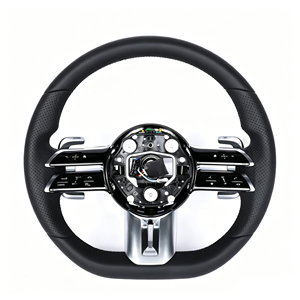 Volant de direction style cuir pleine fleur pour <span class=keywords><strong>Mercedes</strong></span> - Nouveaux modèles <span class=keywords><strong>S223</strong></span> C206 W223 E63 S63 et G63 Fabriqué en Chine - Product Image 1