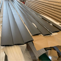 Rampe en alliage d'aluminium massif antirouille, hauteur, longueur et épaisseur de tube personnalisables pour villa, balcon, escalier, clôture de jardin