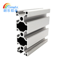 Perfil de Extrusión T Slot 4080 al por Mayor, Anodizado en Negro 6063-T5, Servicio de Corte y Soldadura Personalizado