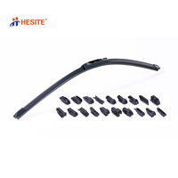 Essuie-glaces de voiture 19-en-1 MB11 toutes saisons sans cadre pour VW Golf/Polo Renault Clio Opel Corsa BMW Série 3