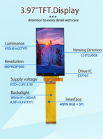3,97 Zoll TFT-Display 40-Pin IPS 480x800 LCD-Anzeigemodul