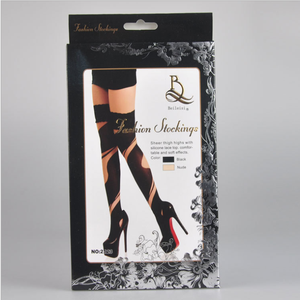 Bas noirs Sexy de grande taille pour femmes japonaises avec couture arrière, bas en Nylon Transparent souple et haut de cuisse - Product Image 2