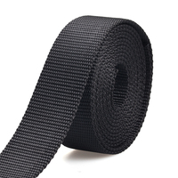 Sangles en polypropylène robustes à chevrons haute ténacité, noires, taille personnalisée, qualité certifiée
