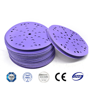 Disque abrasif multi-trous DDMS de haute qualité 150 mm, papier abrasif, OEM 40-600 #   Grit pour <span class=keywords><strong>carrosserie</strong></span> automobile - Product Image 2