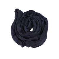 Yeni tip fabrika doğrudan tedarik 100% Polyester siyah yuvarlak kaldırma dokuma sapan