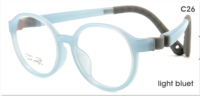 Lunettes de lecture pour enfants œil-de-chat photochromiques à changement de couleur anti-lumière bleue, monture en acétate colorée bleue/rose – Meilleures ventes