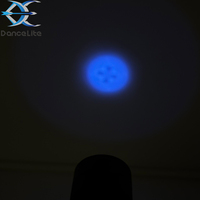 Lampe torche LED UV à ondes courtes OEM ultra-lumineuse 18W SW UVC 255nm 4 LED 12V 1500mA PO 560mW 4 cœurs 254nm pour roches fluorescentes