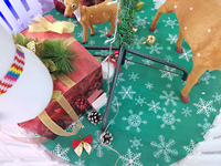 Weihnachts geschenk Teppich dekoration Interieur Weihnachts matte Innen atmosphäre Tisch matte Dekoration Verschleiß fest und wasserdicht