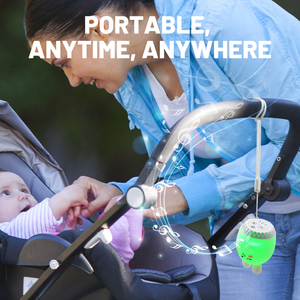 Nueva máquina de ruido blanco Mini máquina de sonido adecuada para niños y bebés 20 sonidos sin bucle temporizador fácil de llevar para viajar - Product Image 5