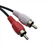 Câble audio stéréo premium 3,5 mm vers 2 RCA en PVC, répartiteur Y pour haut-parleurs, lecteur DVD, téléviseur, voiture, smartphone