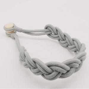 Nouveau <span class=keywords><strong>rideau</strong></span> en corde de coton et de lin tressé minimaliste, vente en gros transfrontalière, sans perforation, sans installation, moderne et simple - Product Image 6