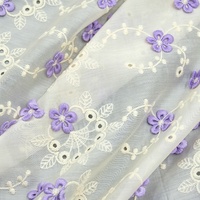 Nouvelle Robe en Dentelle Brodé Style Floral Écologique pour Femme, Fil de Soie Lactée Coloré pour Sacs et Vêtements – Vente en Gros